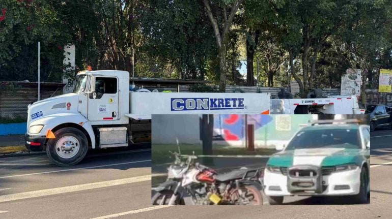 Motociclista pierde la vida tras ser impactado por un tráiler en Calzada México Tacuba, Miguel Hidalgo