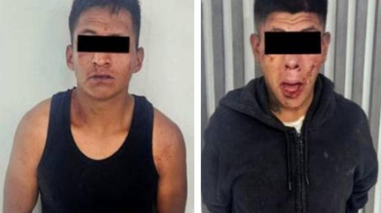 ¡Los atrapan! Pasajeros golpean y retienen a dos ladrones en Iztapalapa