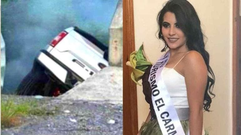 Exreina de belleza vuelca y muere calcinada tras ser perseguida en Villaldama, NL
