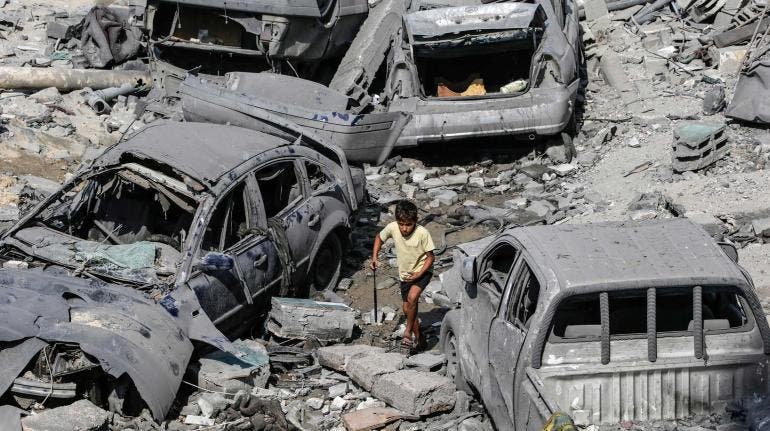 Gaza niño palestino