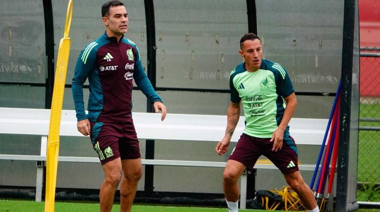 Rafa Márquez y Andrés Guardado
