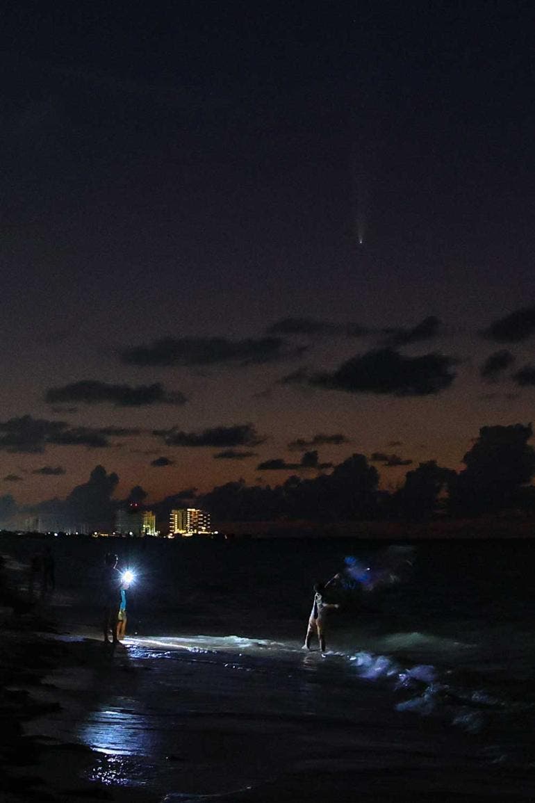 En Puerto Progreso, Yucatán, foto de EFE