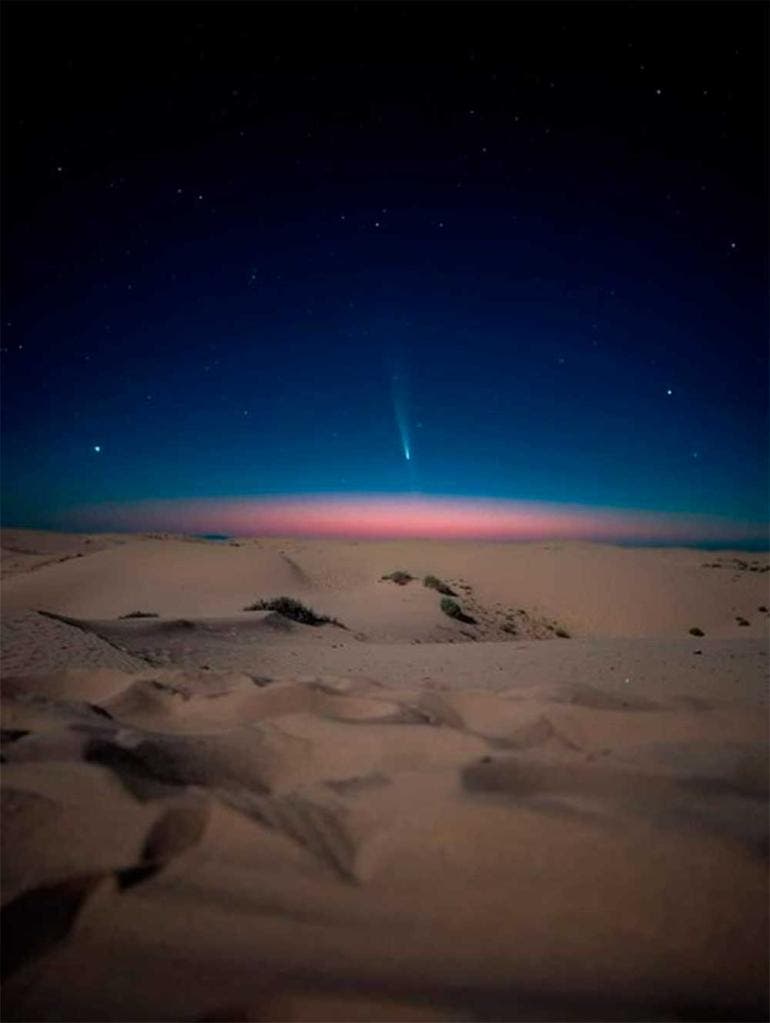 Samalayuca, Chihuahua, imagen tomada por @MarD63651