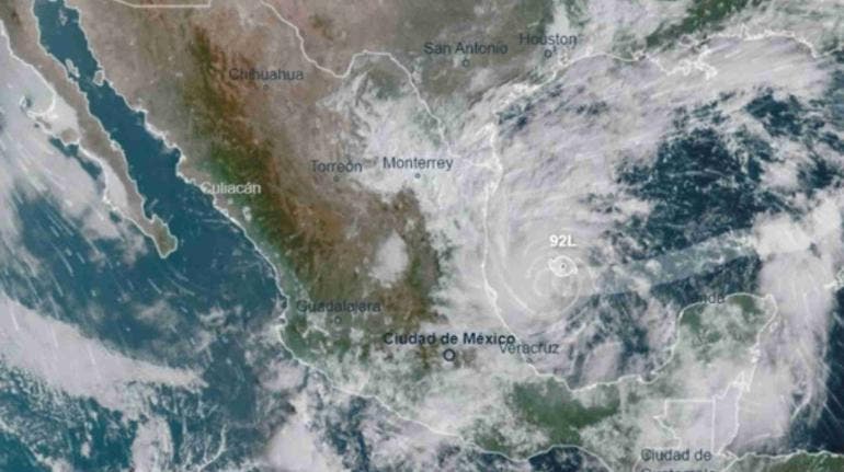 Se forma depresión tropical 14 en el Golfo de México