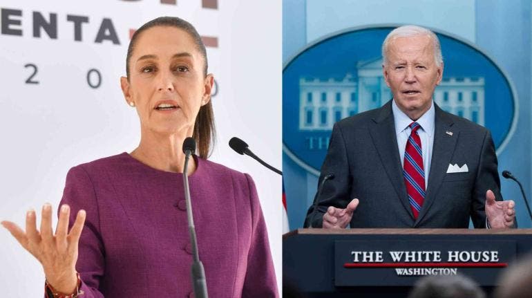 Sheinbaum y Biden sostienen primera conversación sobre cooperación bilateral