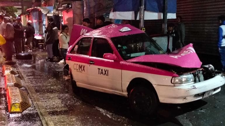 taxista muere Mexico-Tacuba