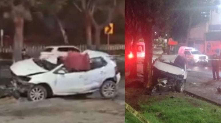 ) Accidente en Lomas de Sotelo deja un hombre muerto