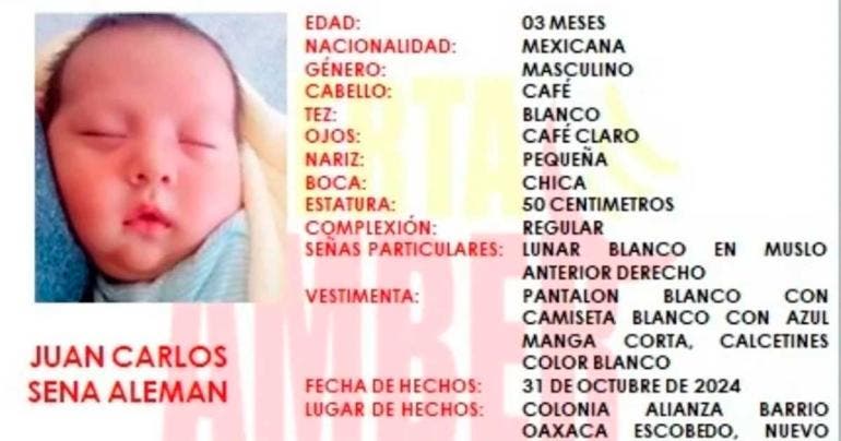 Alerta Amber bebé