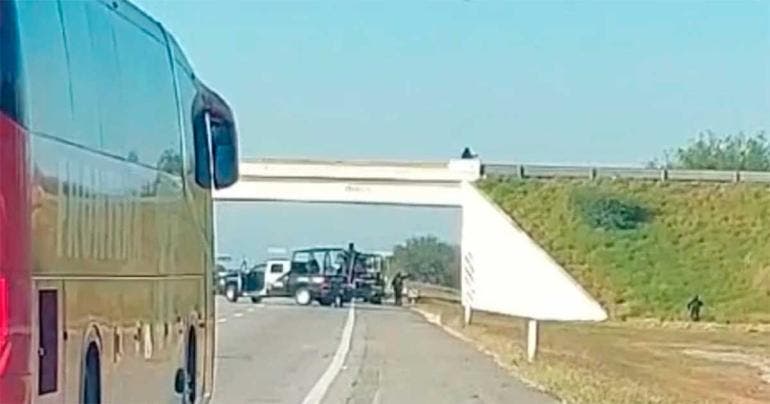 Balaceras en autopista Monterrey-Reynosa