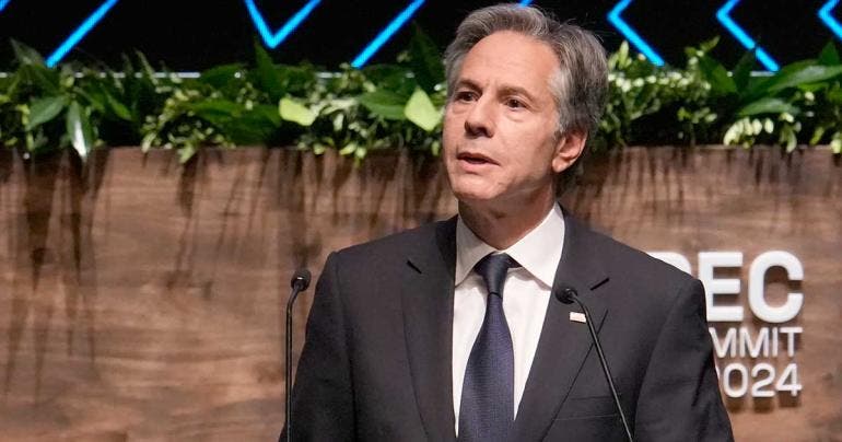 El secretario de Estado estadounidense, Antony Blinken
