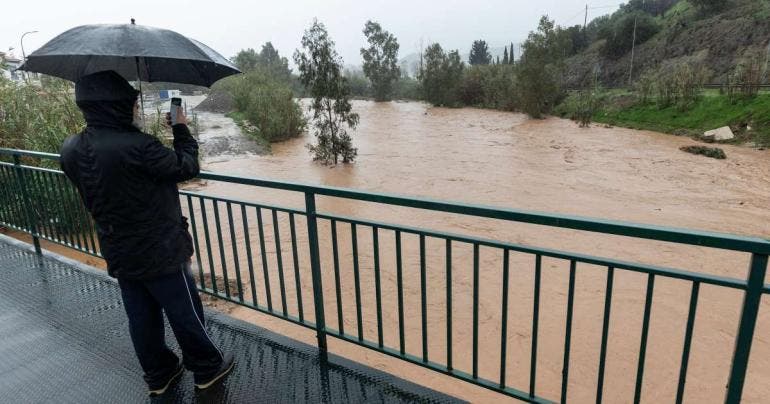 España enfrenta nuevo temporal: Málaga y Tarragona en alerta roja