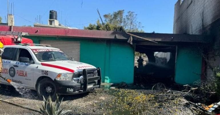Explota polvorín en Puebla; hay un muerto y dos heridos 