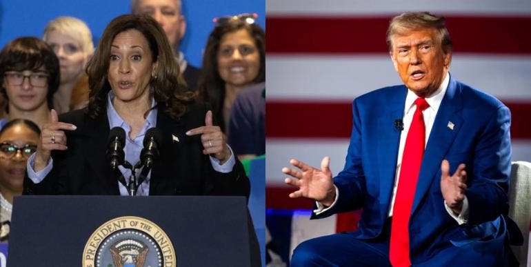 momentos clave campana Harris Trump