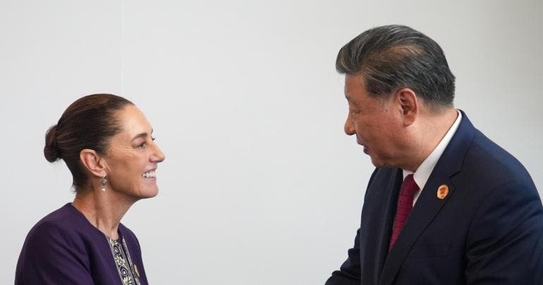 Sheinbaum Xi Jinping China Acapulco Otis