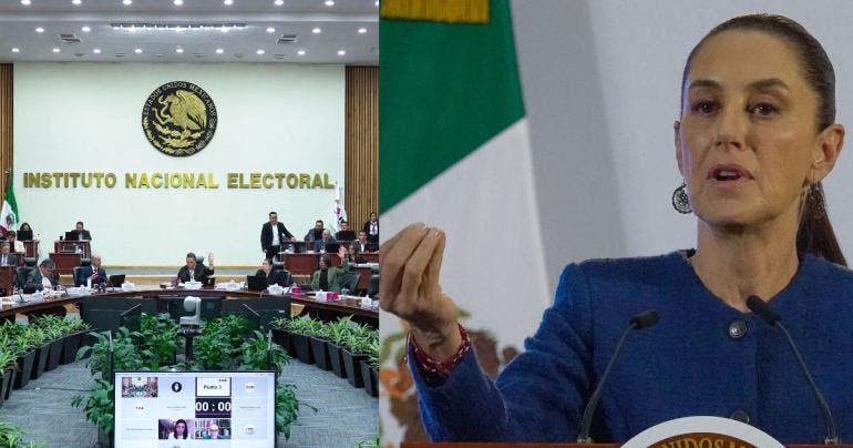 Sheinbaum crítica al INE por pedir más presupuesto y llama a la ‘racionalidad’