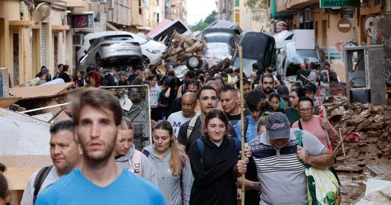 Devastación en regiones de España por la dana (EFE)