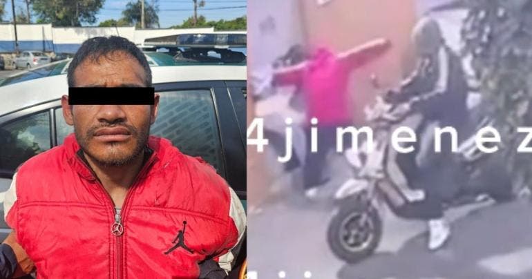 (video) Joven es pateada y despojada de sus pertenencias en Álvaro Obregón