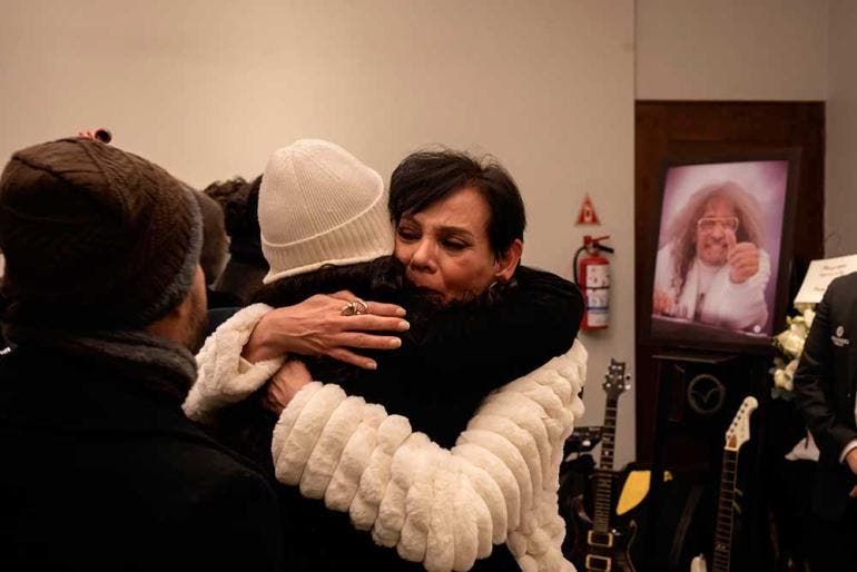 Con rock y flores, velan al maestro Javier Bátiz en Tijuana (Cuartoscuro)