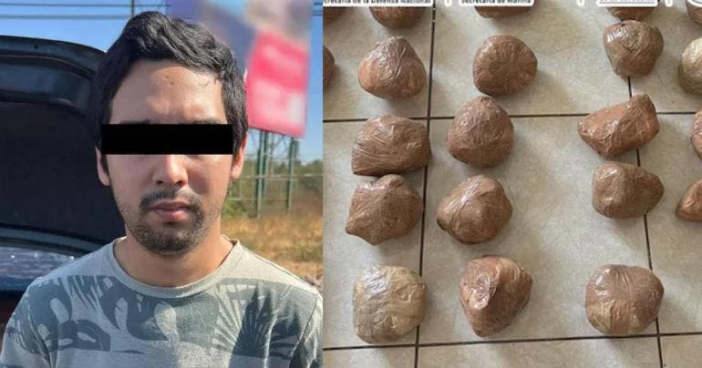  Detienen en Culiacán a hombre con 54 paquetes de fentanilo y cristal