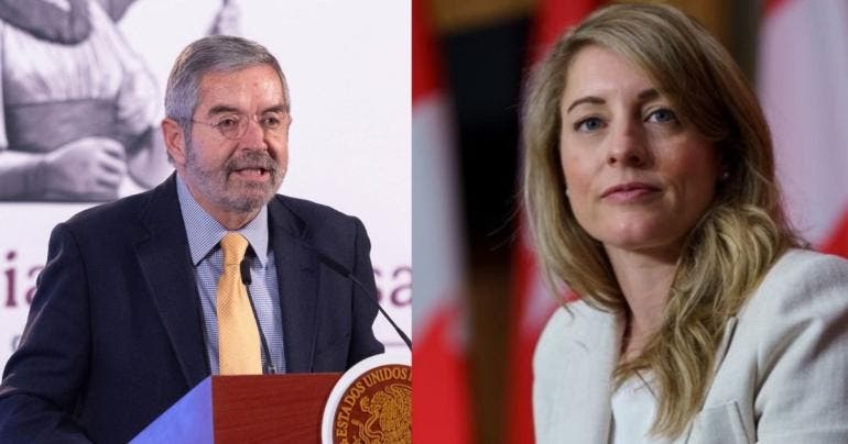De la Fuente y ministra de Exteriores de Canadá discuten T-MEC y trabajo fronterizo