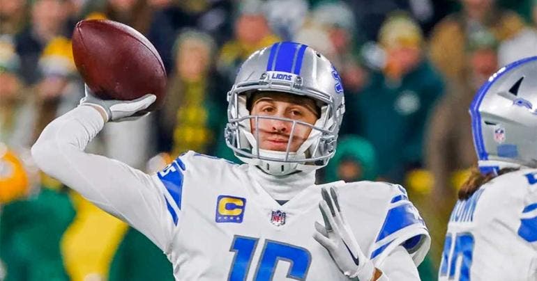 El mariscal de campo de los Detroit Lions, Jared Goff (EFE)