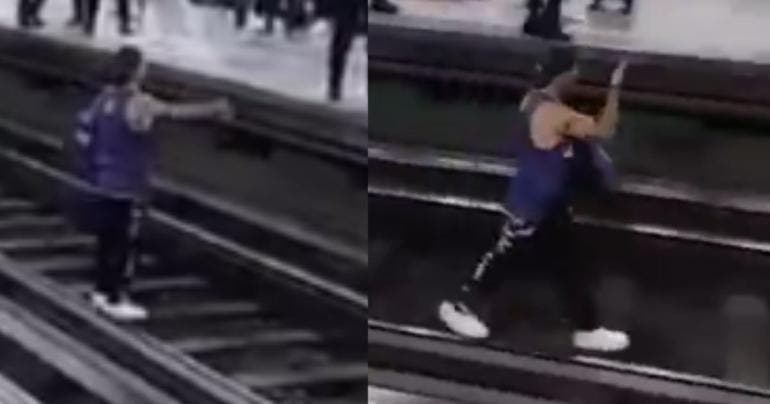 Hombre presuntamente intoxicado interrumpe servicio en la Línea 3 del Metro