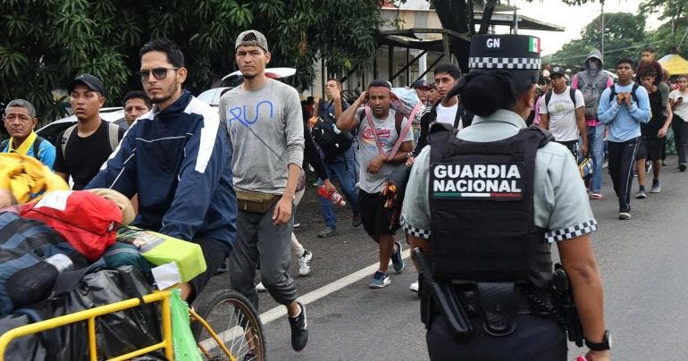 migrantes nueva caravana Tapachula Chiapas