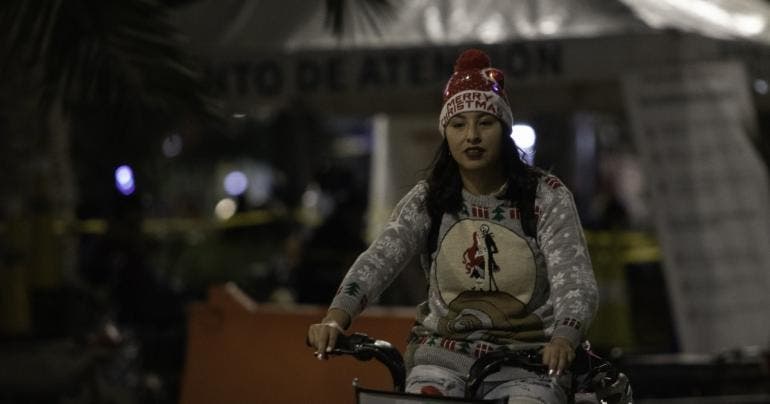 Paseo Nocturno muevete bici CDMX Semovi