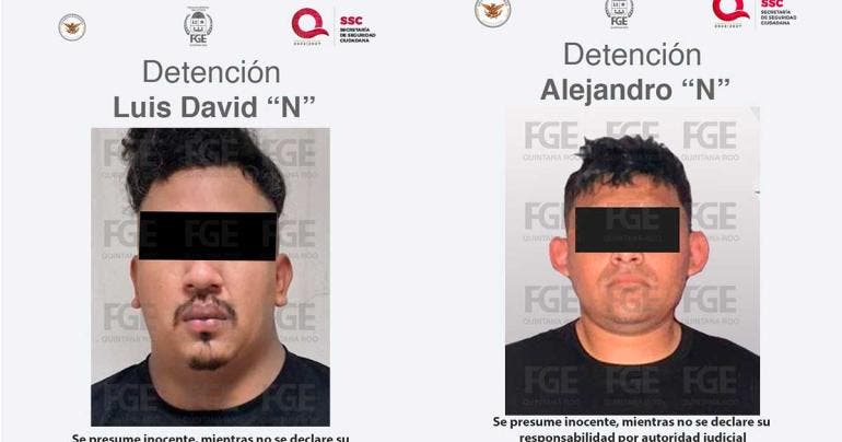 Presuntos homicidas Cancún