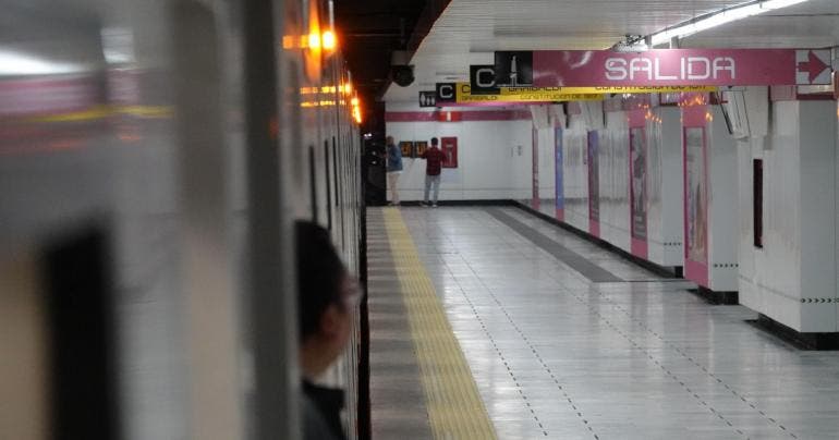 restos preshispanicos Linea 1 Metro INAH
