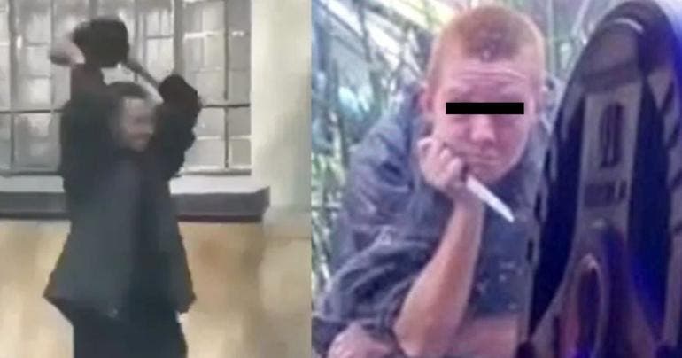 (video) Alertan sobre mujer estadounidense violenta en La Condesa