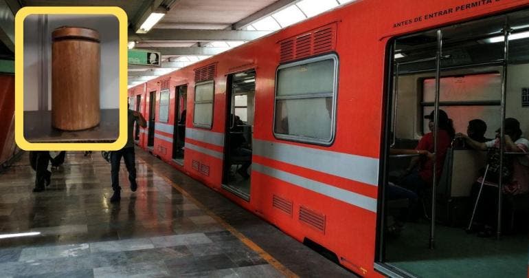 Metro de CDMX busca a dueños de una urna mortuoria extraviada en la Línea 6