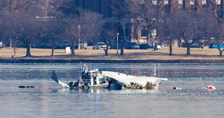 Accidente aéreo en Washington