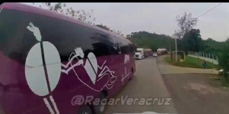 Autobús de ADO, imprudencia