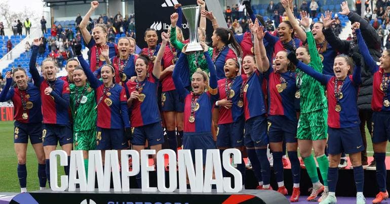 Barcelona femenil Supercopa