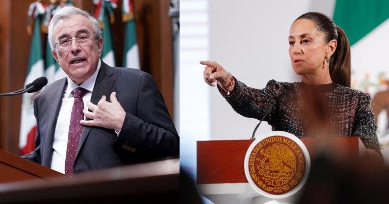 'Eso lo hace el pueblo' Sheinbaum sobre destituir a Rubén Rocha Moya