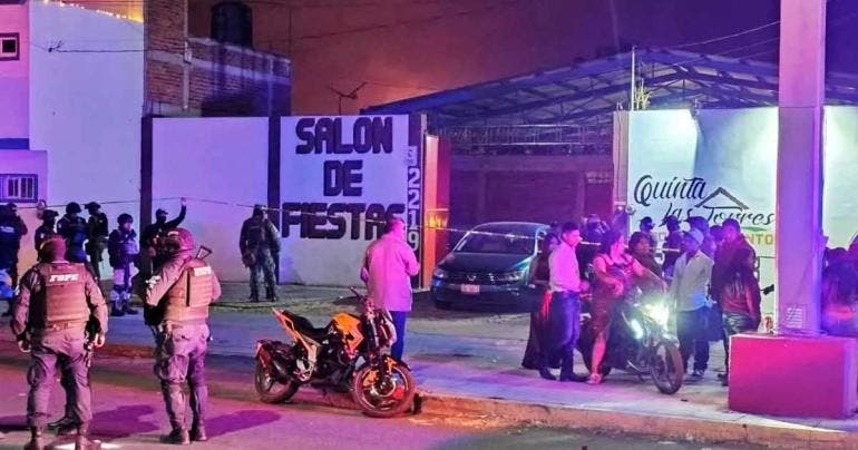Tiroteo en boda en Guanajuato