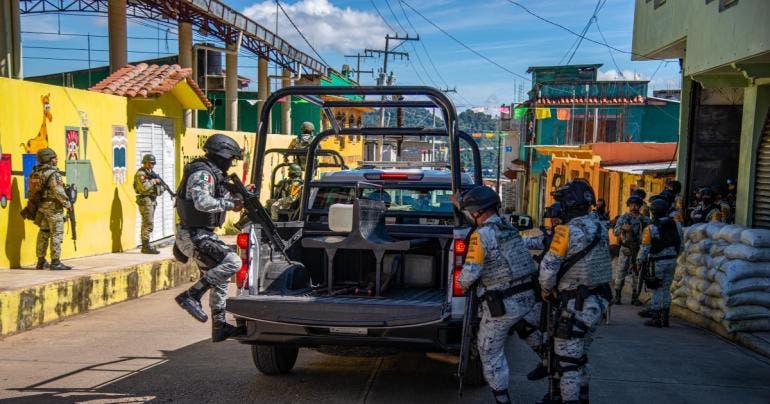 Guardia Nacional refuerza frontera sur