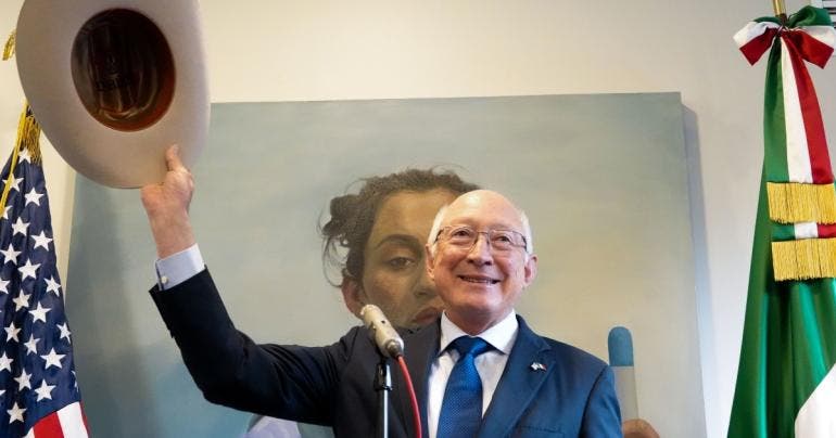 Ken Salazar si hay fentanilo Mexico