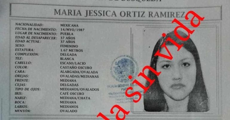 Maria Jessica Ortiz Ramirez escritora muerta Puebla