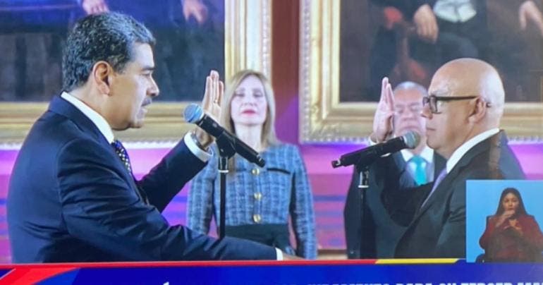 Nicolás Maduro inicia su tercer mandato en Venezuela