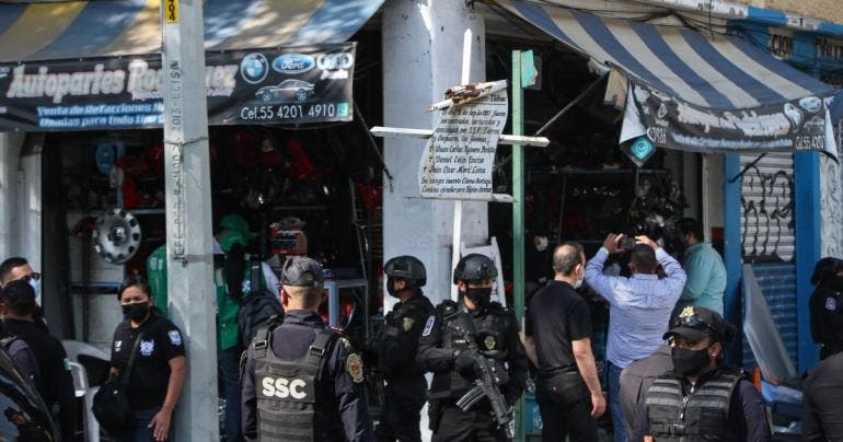 robo autopartes SSC 554 detenidos