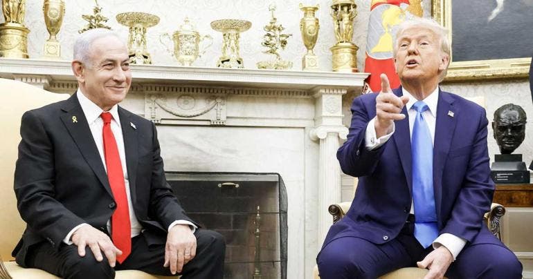 Donald Trump y Benjamín Netanyahu