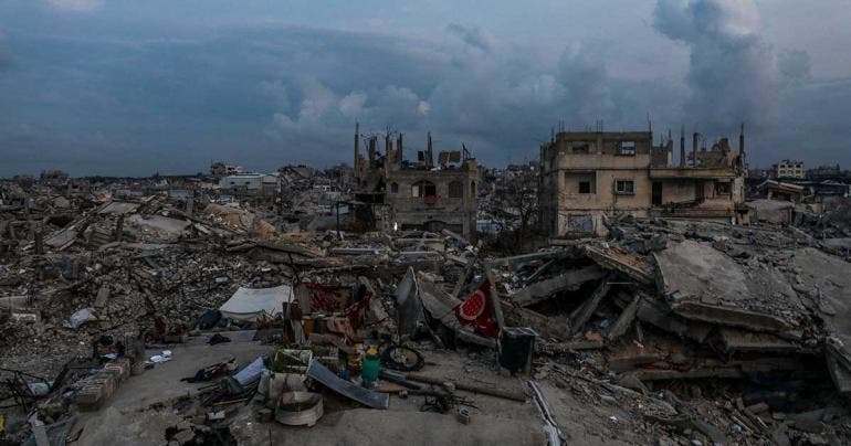 Franja de Gaza destrucción