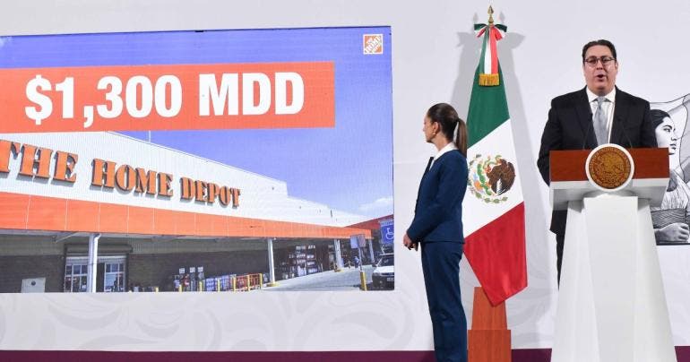Home Depot invertira mil 300 mdd Sheinbaum