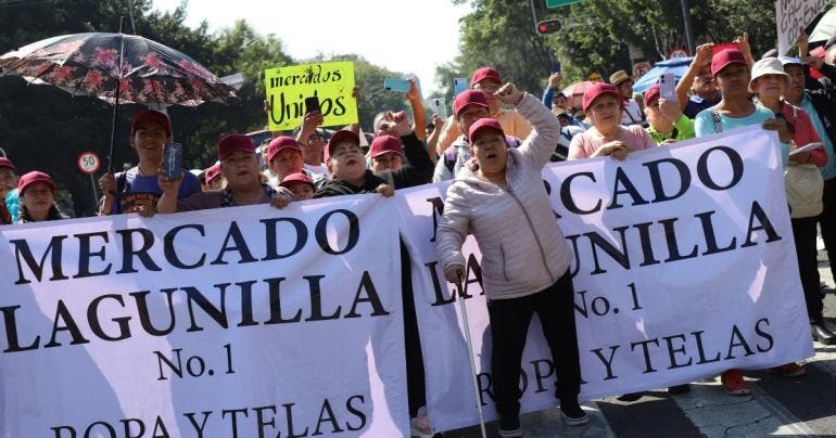 locatarios piden derogar lineamientos Sedeco garantiza derechos