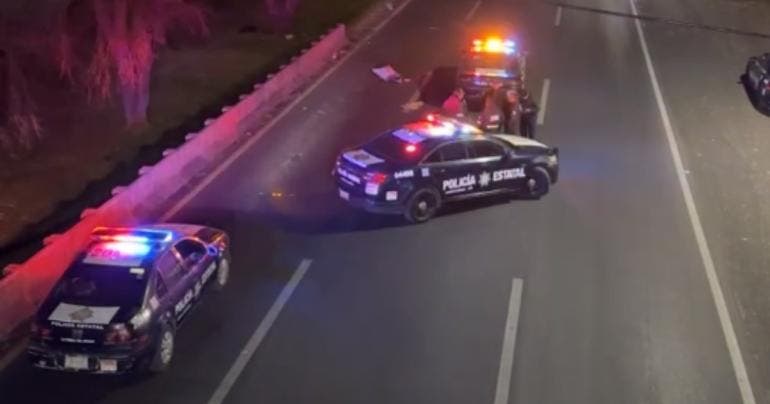 Mujer y su perrito mueren atropellados en carriles centrales de Paseo Tollocan