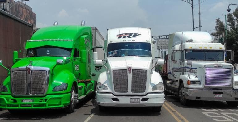 transportistas mega movilizacion CDMX Edomex Zocalo