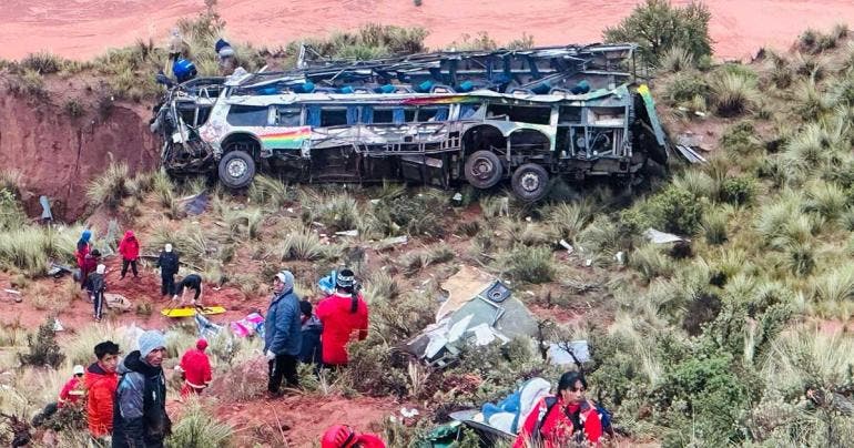 Bolivia accidente muertos