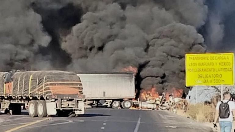 matan cinco Ejercito Guardia Nacional